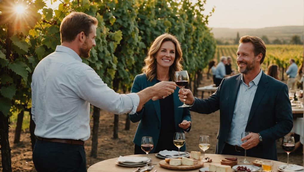 connecting at business events